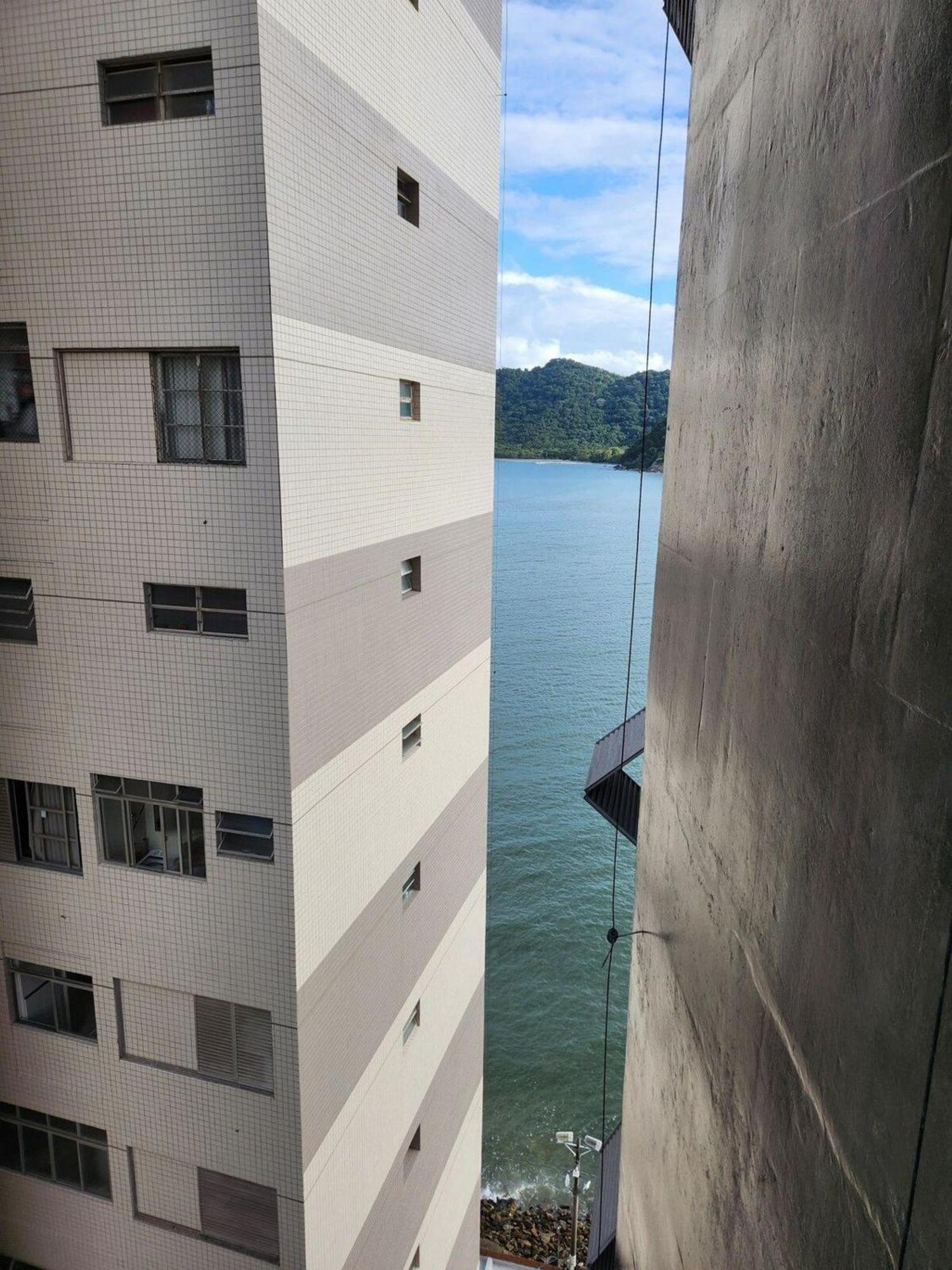 Ape Pe Na Areia 3Quartos/2Vagas Apartman São Vicente Kültér fotó